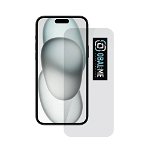 Folie de protectie telefon din sticla OBAL:ME, 2.5D pentru Apple iPhone 15, Transparent, OBAL:ME