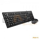 Kit tastatura + mouse USB, A4TECH KRS-8572-USB