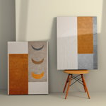 Tablou Canvas (2 bucăți) 2KNV4295, Multicolor, 110x70 cm, Novato
