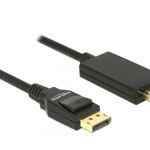 Delock Cablu Displayport 1.2 tată - High Speed HDMI-A tată pasiv 4K