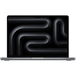 Laptop Apple 14.2'' MacBook Pro 14 Liquid Retina XDR, Apple M3 chip (8-core CPU), 16GB, 512GB SSD, Apple M3 10-core GPU, macOS Sonoma, Space Grey, INT keyboard, 2023, Apple