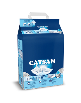 CATSAN Hygiene Plus 20 L nisip pentru litiera pisicilor, CATSAN