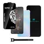 Bermek Husa Oppo A78 5G Antisoc - Folie sticla - Folie privacy, TPU, Transparent, Bermek