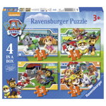 Puzzle Ravensburger 4in1 16/12/20/24 piese - Patrula Laba, Ravensburger
