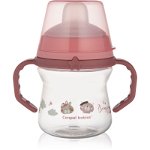 Canpol babies Bonjour Paris FirstCup ceasca cu mânere Pink 6m+ 150 ml, Canpol Babies