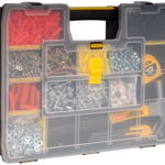 Organizator scule cu capac Stanley 1-94-745, separatoare detasabile, 44 x 34 x 9 cm