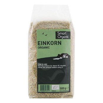 Einkorn (grau alac) Smart Organic, bio, 500 g, Dragon Superfoods