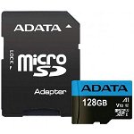 Card de Memorie ADATA Premier MicroSDXC 128GB UHS-I + Adaptor AUSDX128GUICL10A1