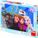 Puzzle - Frozen SELFIE (24 piese), Dino