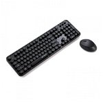 Kit tastatura + mouse Serioux SRX9900BK