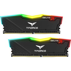 T-Force Delta RGB Black 32GB (2x16GB) DDR4 3600MHz CL18 1.35V Dual Channel Kit, Team Group