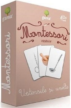 Joc Montessori Ustensile si unelte, Editura Gama, 1-2 ani +, Editura Gama
