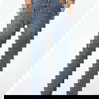 COLIN'S, Blugi cu talie medie si model cu 5 buzunare Karl 044, Albastru prafuit