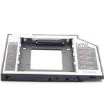 Rack Intern pentru Laptop/Notebook Tip Caddy 12.7MM 5.25Inch la 2.5Inch S-ATA Interfata PC S-ATA Negru, Gembird