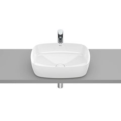 Lavoar pe blat ROCA Inspira Soft, ceramica, alb, 50x37x14 cm