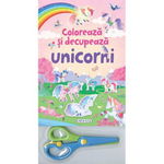 Colorează și decupează unicorni (roz) - Hardcover - *** - Girasol, 