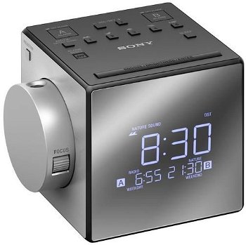 Sony ICF-C1PJ Clock Radio with FM/AM Analogue Tuning