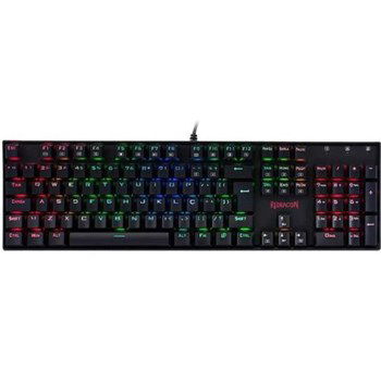 Tastatura mecanica Redragon Mitra RGB Black Red Switch