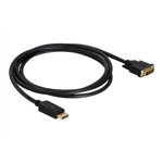 Lanberg DisplayPort - cablu DVI-D 1m negru (CA-DPDV-10CU-0010-BK), Lanberg