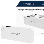 Set 4 Lampi Yeelight LED cu senzor miscare pentru sertar 15lm 2700K 0.15W Alb