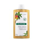Sampon hidratant si nutritiv imbogatit cu unt de mango pentru parul uscat, Klorane, Al Mango, 400 ml
