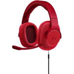 Casti Gaming Logitech G433 Red