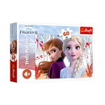 Puzzle Trefl, Disney Frozen II, Ana si Elsa, 60 piese