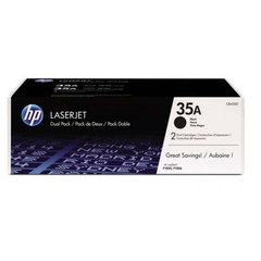 HP Pachet cu 2 cartuşe de toner LaserJet originale 35A Negru HP Pachet cu 2 cartuşe de toner LaserJet originale 35A Negru