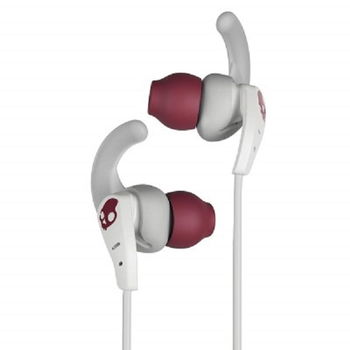 Casti - Set In-Ear Sport - White / Crimson | Skullcandy, Skullcandy