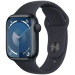 Smartwatch Watch S9 GPS 41mm Midnight Aluminium Case cu Midnight Sport Band - S/M, Apple