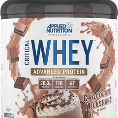 Applied Nutrition Critical Whey Proteină Din Zer Fără gluten cu Aromă Milkshake de ciocolată 2kg, Applied