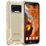 Telefon mobil F150 B2021 Gold, 4G, U-Notch 5.86", 6GB RAM, 64GB ROM, Android 10, Helio G25 OctaCore, NFC, IP68, 8000mAh, Dual SIM