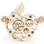 Puzzle 3D Mecanic, Mar, mini-puzzle, Wood Trick, 12 piese