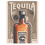 Tablou poster Tequila vintage - Material produs:: Tablou canvas pe panza CU RAMA, Dimensiunea:: 80x120 cm, 