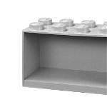Raft caramida lego 2x4 gri, Lego