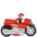 Spin Master Paw Patrol Moto Pups Zuma's Motorbike Toy Vehicle (orange/silver, with toy figure), Spinmaster