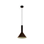 Canalello 40W outside chocolate brown, inside beige IP20, Schrack