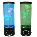 Lampă acvariu cu meduze (Bluetooth, Speaker & USB)