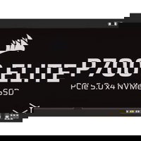 SSD CORSAIR MP700 ELITE 1TB PCIE 5.0 Gen5 x4 NVMe M.2, viteza de citire 10000 MB/s, viteza de scriere 8500 MB/s, CORSAIR