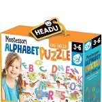 Headu Montessori - Puzzle Alfabet 3D, Headu