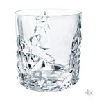Set 4 pahare pentru whiskey din cristal Nachtmann Sculpture Whisky Tumbler, 365 ml, Nachtmann