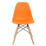 Scaun living lemn Portocaliu, VIVO, EAMES RETRO, Think Price