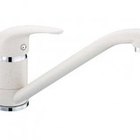 Baterie de bucatarie Pyramis ASALIA SNOW, cartus ceramic, monocomanda, culoare alb Baterie de bucatarie Pyramis ASALIA SNOW, cartus ceramic, monocomanda, culoare alb