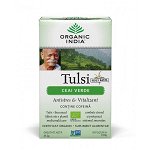Tulsi Ceai Verde, 18 plicuri, Organic India, Organic India