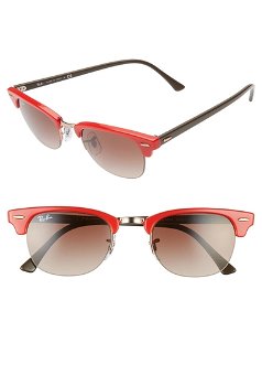 Accesorii Barbati Ray-Ban 48mm Square Sunglasses RED