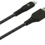 Cablu de date Tellur Green, USB la MFI tip Lightning, 2.4, 1m, Negru