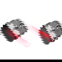 Set 2 Bucati Emblema Logo LED Portiera dedicata Marca Auto VW, Techstar