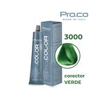 Vopsea de par profesionala PRO.COLOR 100 ml - CORECTOR VERDE, Pro.Co