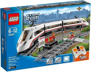 LEGO® City Trains -Tren de pasageri de mare viteza - 60051, LEGO
