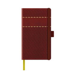 Agenda nedatata A5 - Ivory A5 - Coperta rigida - Dictando - Rosu-Auriu | Castelli, Castelli